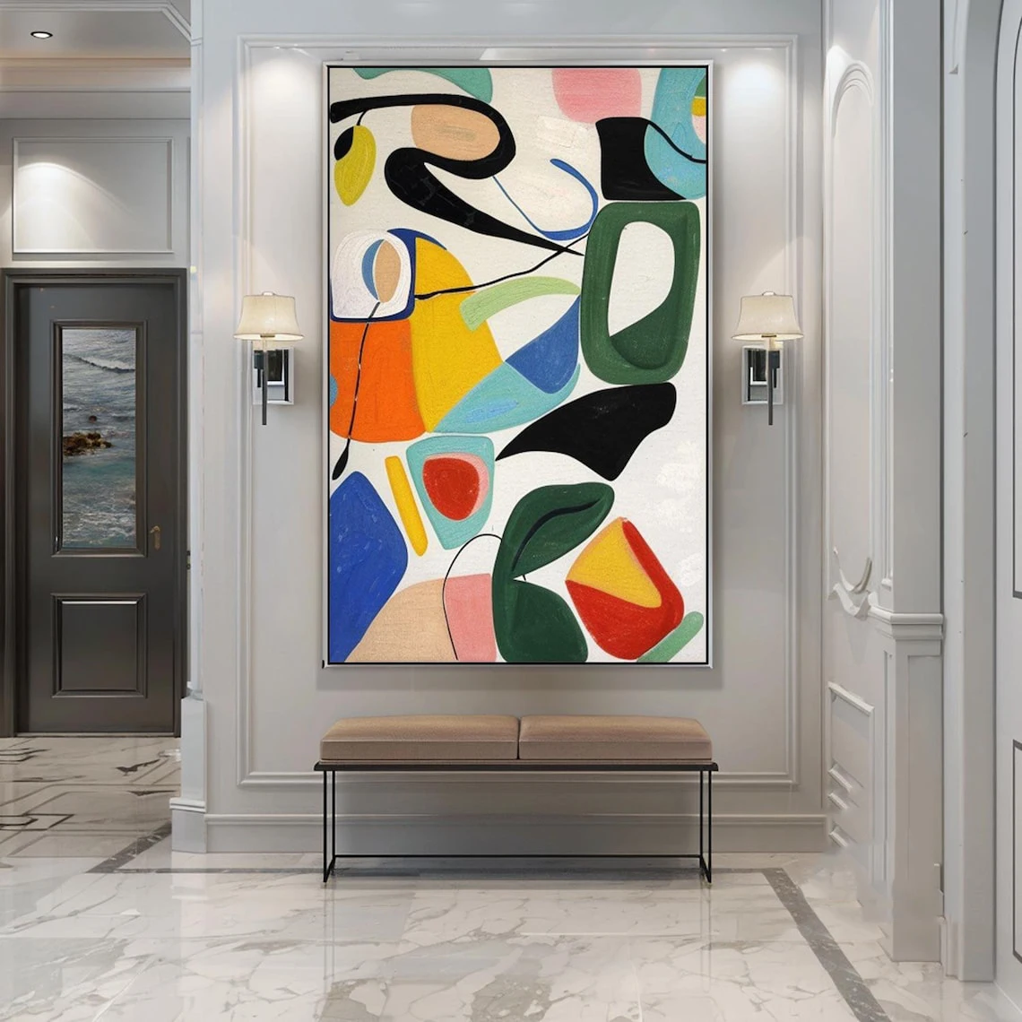 Handmade Abstract Canvas Painting 5
