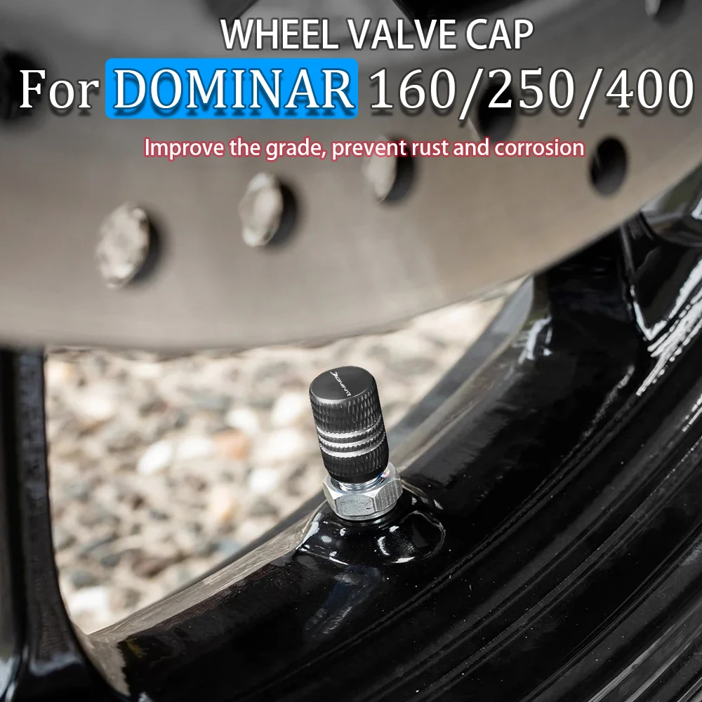 

Tire Valve Cover Waterproof Tyre Rim Covers DOMINAR 400 Accessories for BAJAJ DOMINAR400 UG 160 200 250 250D 2018 2021 2023 2024
