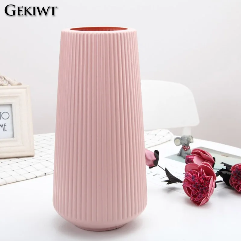 Elegant Nordic Flower Vase Durable Large Minimalist Flower Arrangement Container Flower Decoration Imitation Glaze Vase Weddings 6