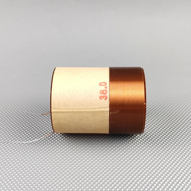 2개 38mm 베이스 8옴 베이스 보이스 코일 KSV 우퍼 사운드 드라이브 스피커 수리 부품
