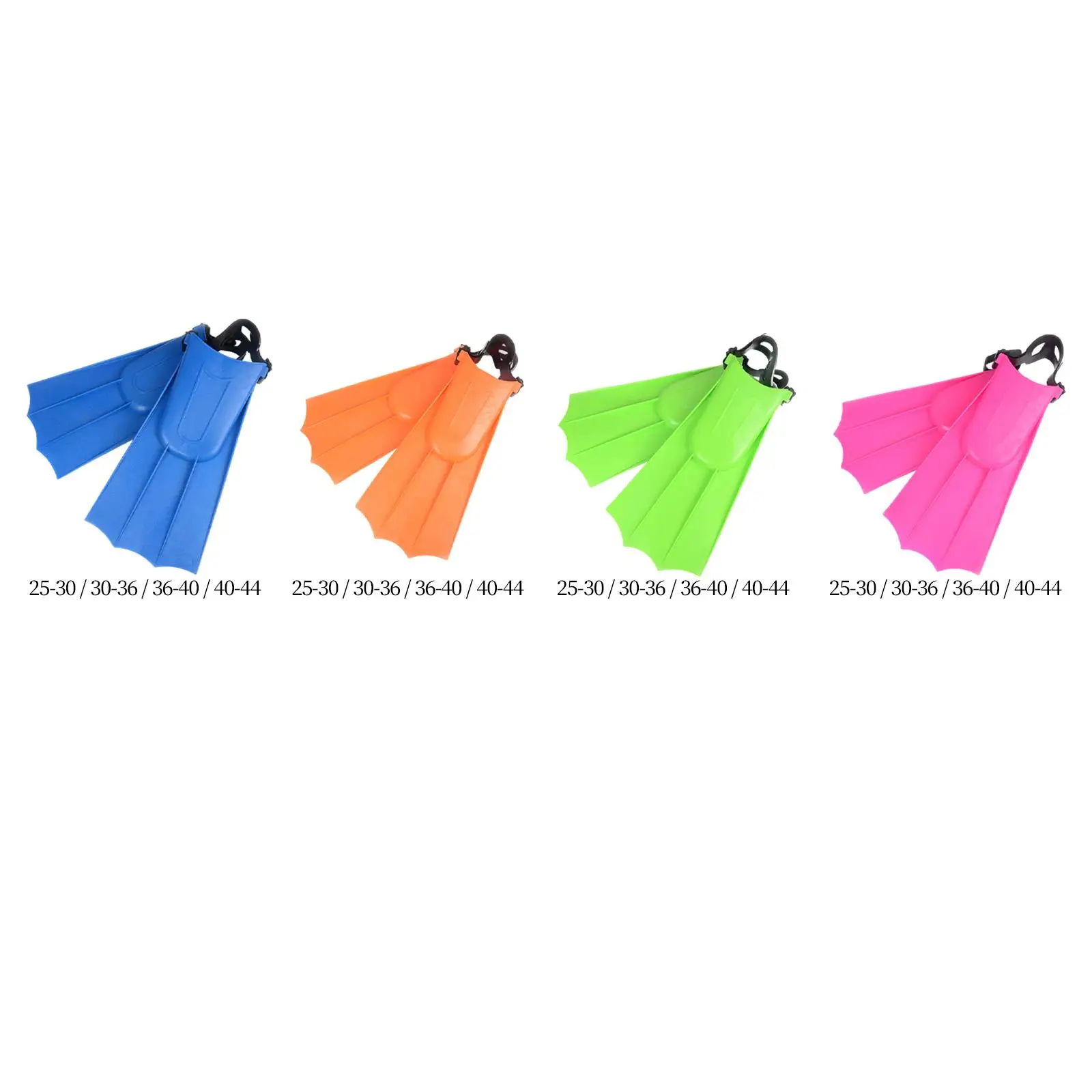 Swim Fins Adjustable Traveling Portable Water Sports Feet Shoes Comfortable Swimming Flippers Snorkeling Fins for Professionals