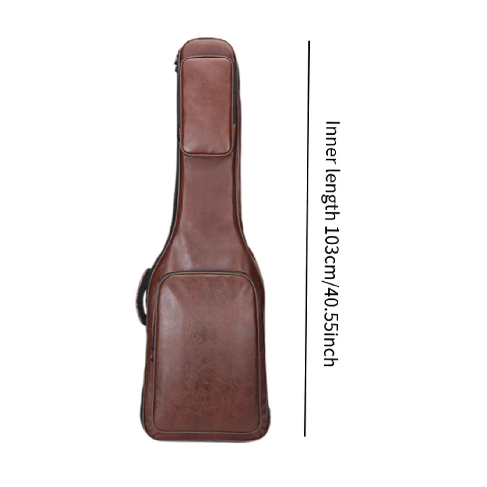 Guitar gig bag lightweight wear resistant protective with adjustable straps and handle waterproof acoustic guitar carrying case