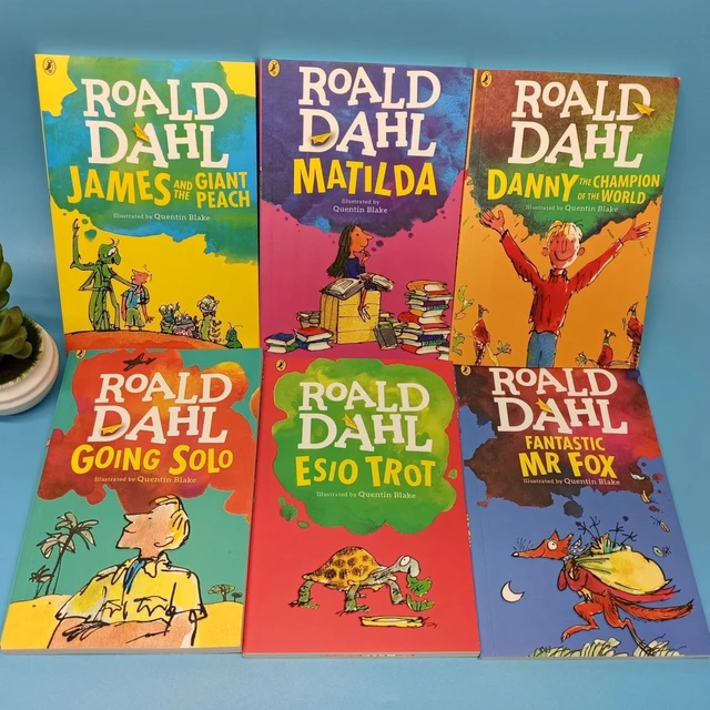 18 libri Box Set Roald Dahl Collection letteratura per bambini romanzo libro  di fiabe lettura per bambini che imparano l'inglese - AliExpress