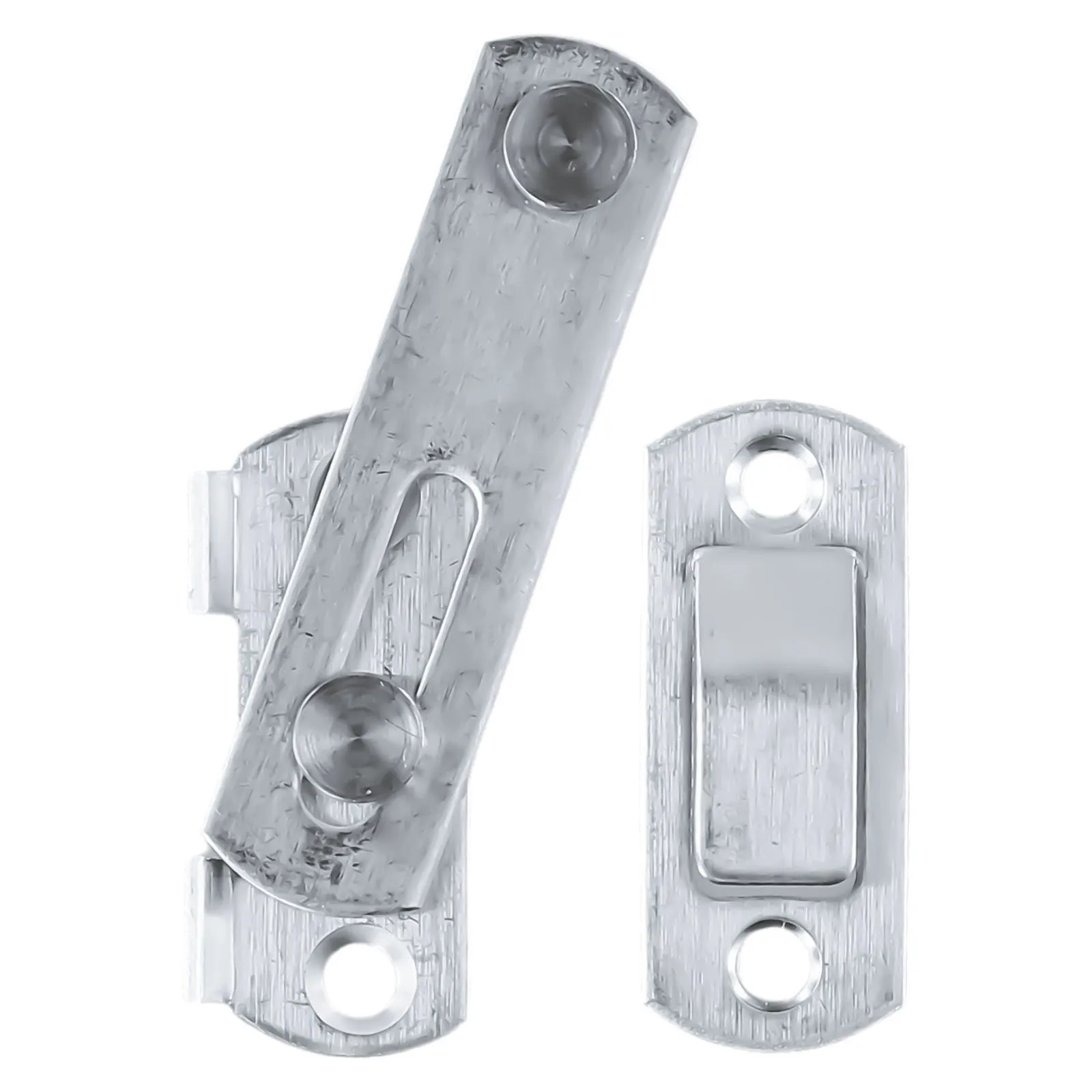 Description Picture 4 of itemStainless Steel Sliding Door Lock For Window Cabinet Fitting Hasp Latch Lock Strong Smart Light Easy to install