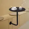 L-shaped Side Tables Sofa Side Cabinet Mobile Type Simple Coffee Table Storage Small-scale Household Light Luxury Bedside Table 2