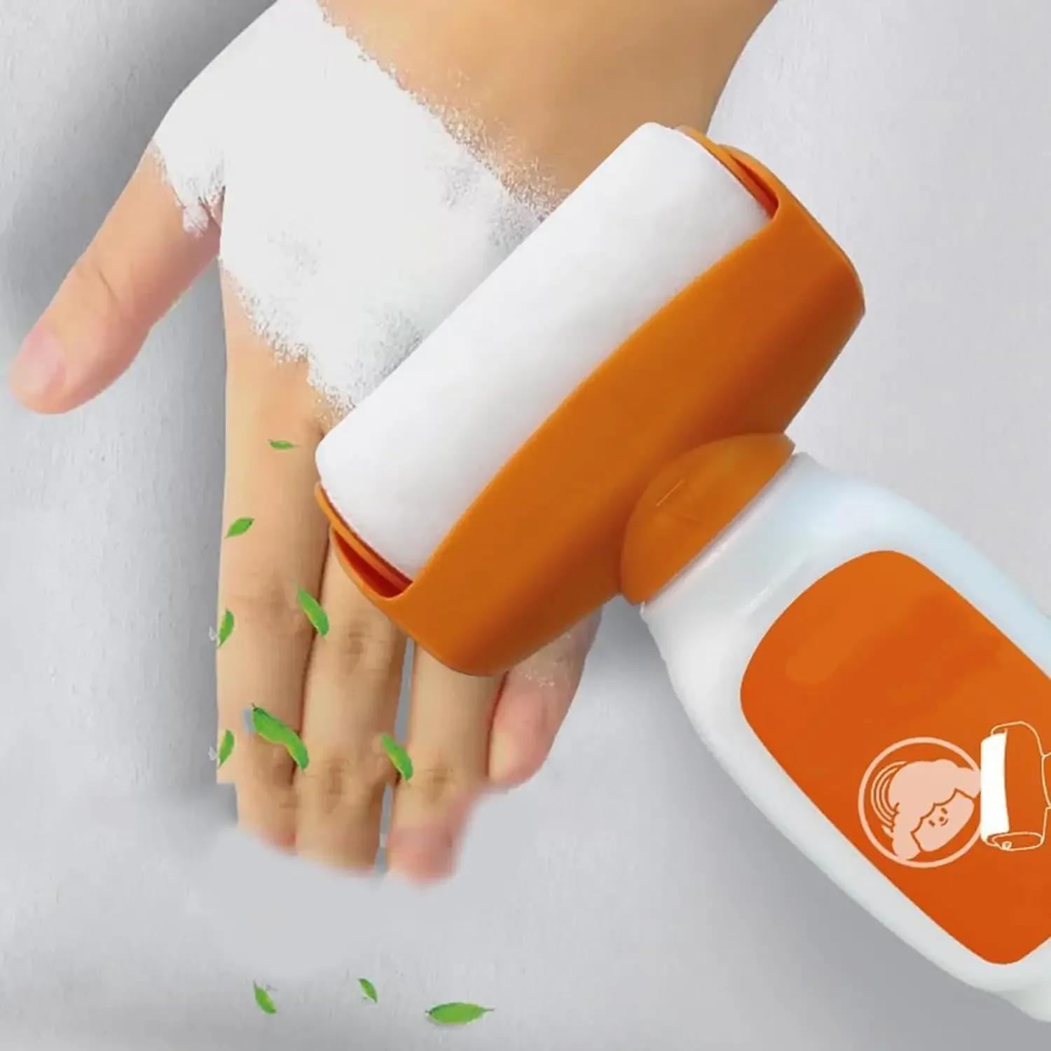 1pc ProArt Reusable 4-Inch Paint Roller Brush - Wall Repair and Touch-Up Tool(Container Only, Paint Not Included)