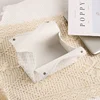 Living Room Coffee Table PU Leather Tissue Box Nordic Simple Plain Paper Tissue Boxes 4