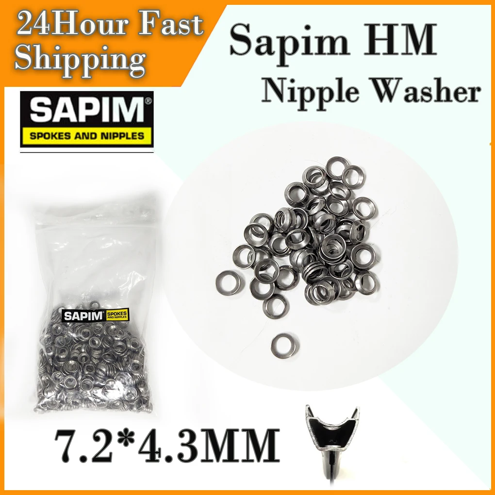 

SAPIM HM Nipple Washer inner spherical Bicycle spokes washers with Bike Carbon rims alloy rim