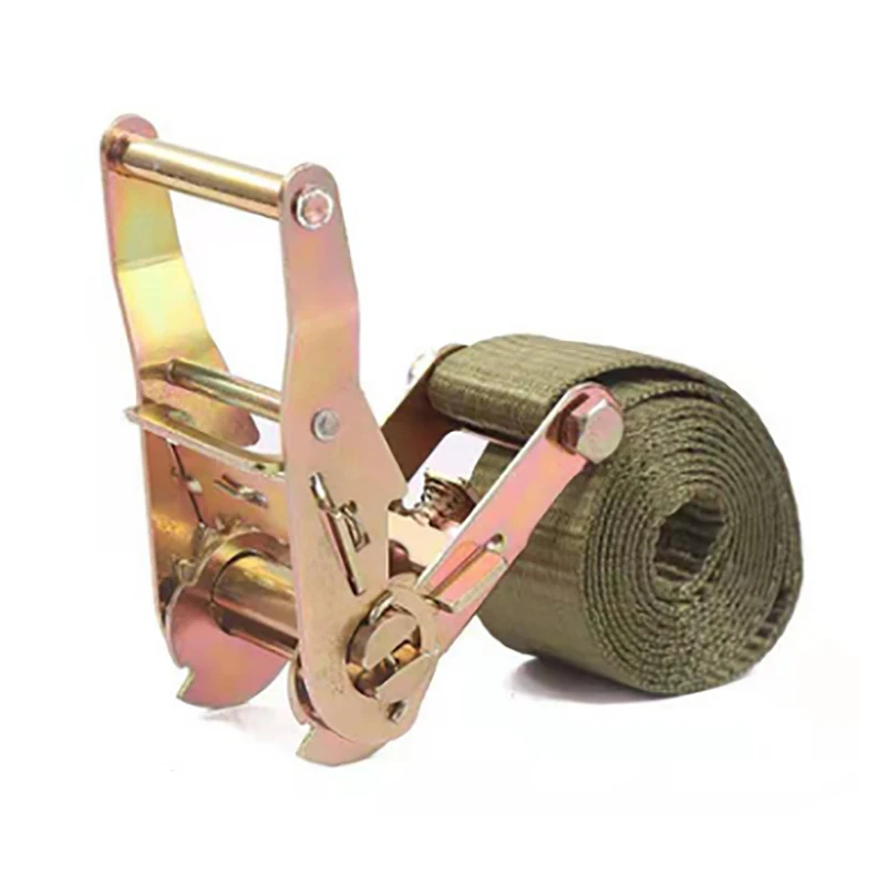 1.5",3mm,6T steel frame,2M---6M, ratchet tie down cargo lashing shipping package strap shipment packing belt assembly sling