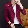 2025 Spring Men Jacket Fashionable Slim Personalized Short Coat, Youth Men's Clothing 4