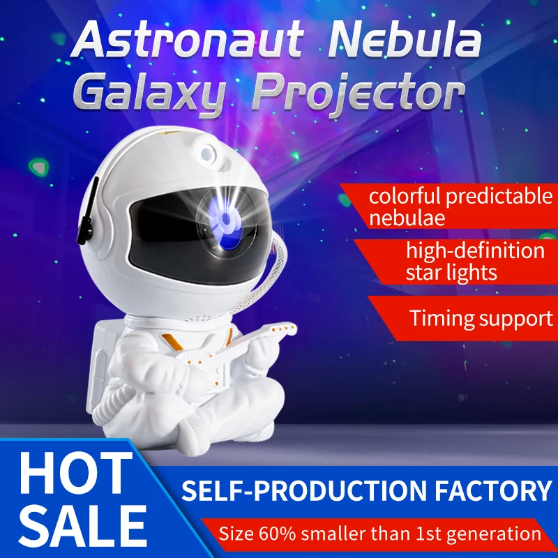 

2022 NEW Astronaut Projector Sky LED Projector Lamp Galaxy Stars Night Light for Bedroom Room Decor Decorative Nightlights