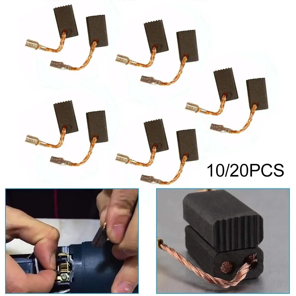 

10/20pcs Carbon Brushes 6.5×8×13.5mm For Bosch Angle Grinder GWS 7-100 GWS7-100T GWS7-100TE Power Tools Accessories