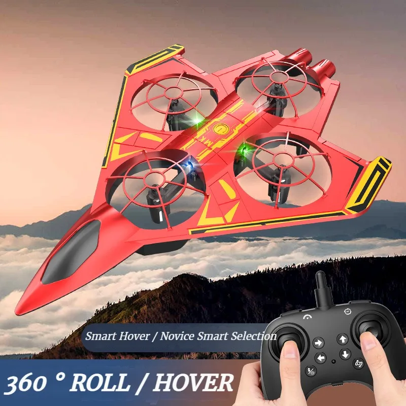 Drone Jouet Enfant avec Caméra HD, 3 Batteries, Stabilisateur d'Altitude