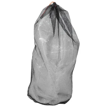 야외 캠핑 침낭 보관 캐비닛, 배낭 여행 물건 자루, 육각 메쉬 천용 드로스트링