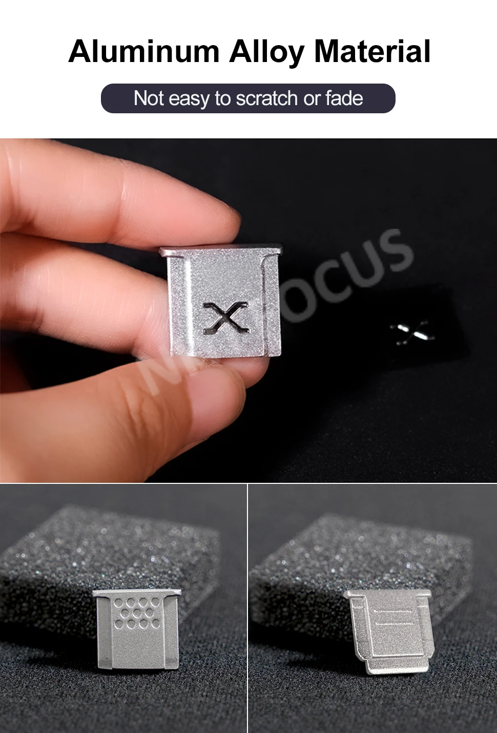 Description Picture 3 of itemHot Shoe Cover Flash Camera Metal Hot Shoe Cap Cold Shoe Cover for Fujifilm XT30 Iconic Brand R6 Nikon Z5 Iconic Brand A6000 Camera Accessories