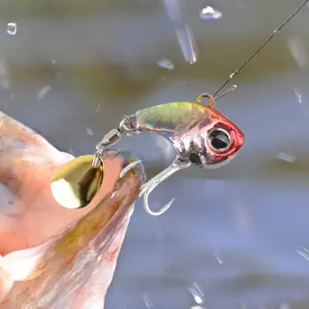 5pcs /set Fishing Lures VIB Tail Spinners Bait For Saltwater Bass Lures Fishing Jig Crankbait With Hooks Fishing Spinner Blade 3