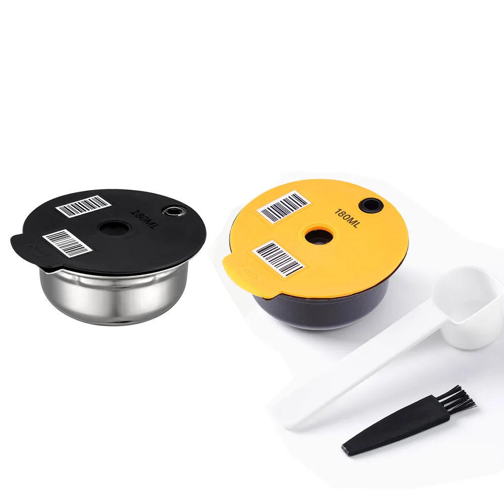Reusable Coffee Capsule Pods 60ML / 180ML For BOSCH-s Machine Tassimo Refillable Filter Stainless Steel Maker Pod Birthday Gift