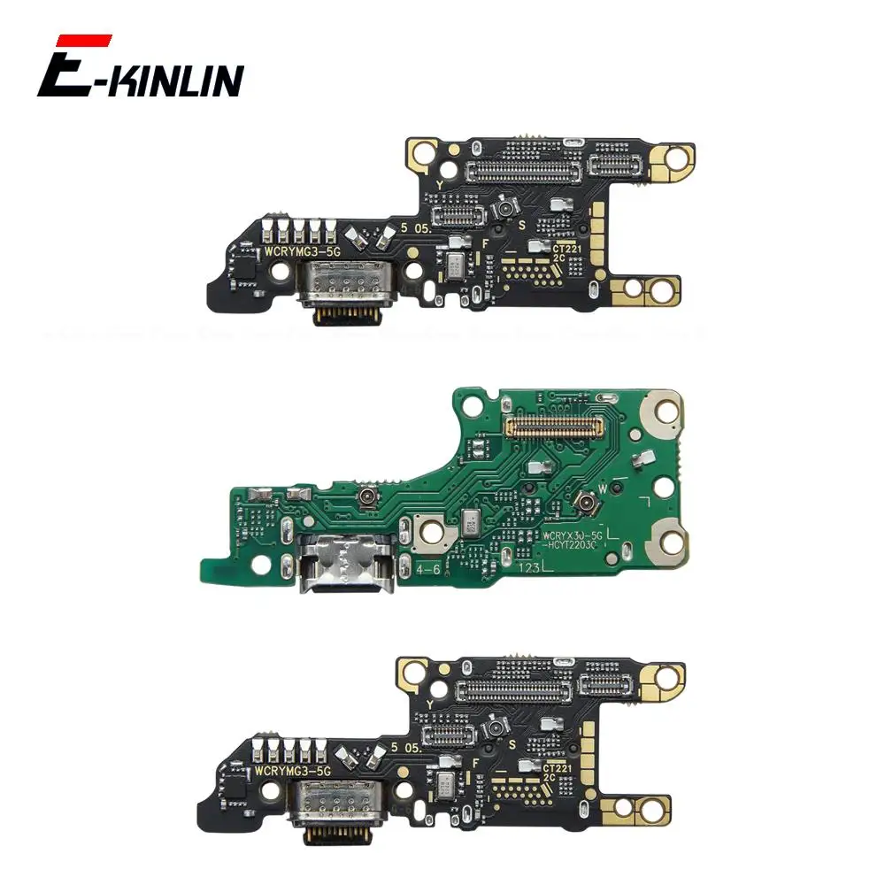 

Charger Dock USB Charging Port Plug Board With Microphone Flex Cable For HuaWei Magic3 Magic4 Magic 3 4 Lite Pro Plus 5G