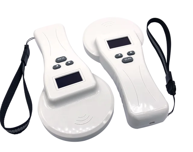 ECO-8380 134.2KHz Animal Tags Ear Tags Bioglass Microchip Handheld FDX-B Rfid Reader 1