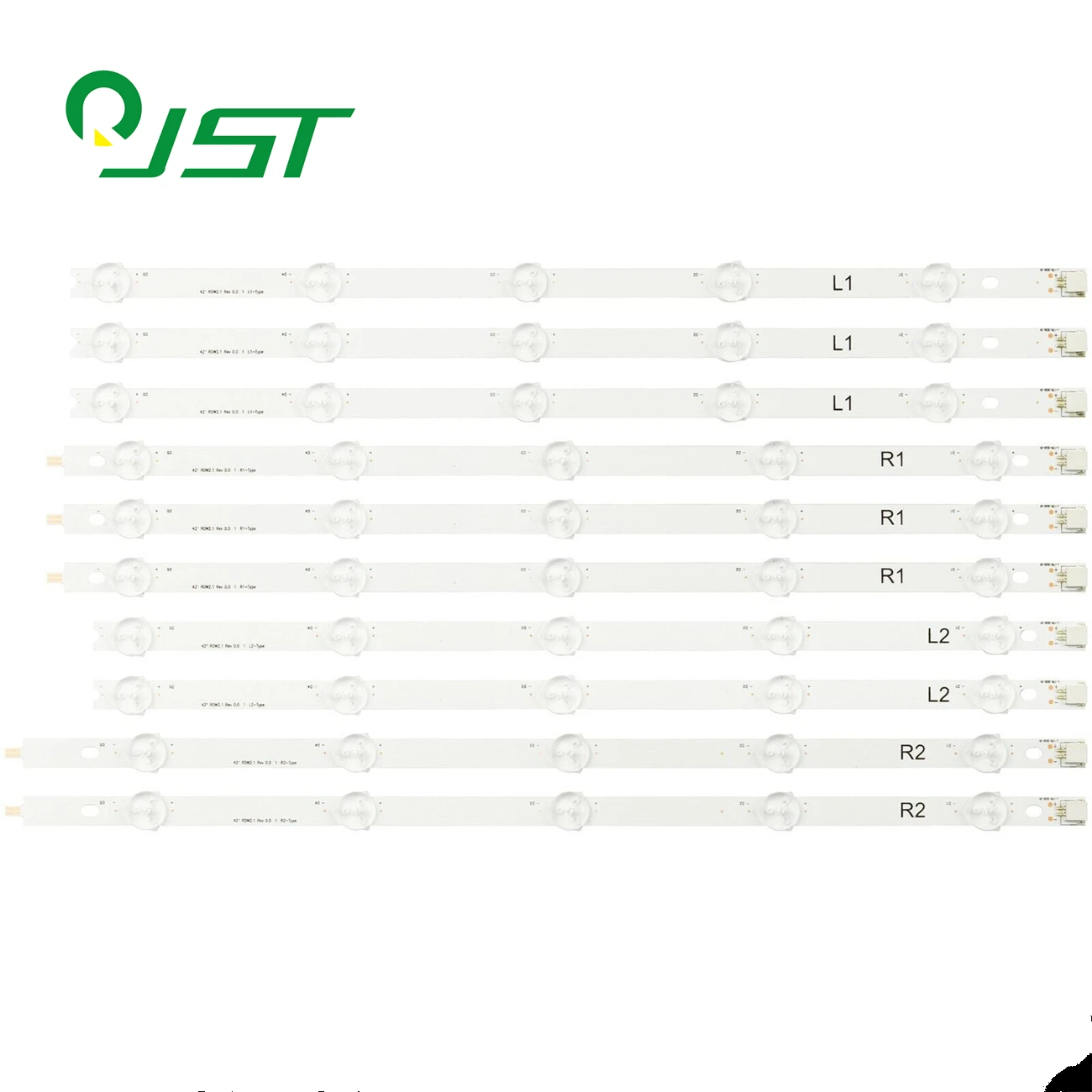 10pcs/Kit LED Strips for 42LN5707-ZA 42LN540U-ZA 42LN5400-ZA 42LN5403-ZA 42LN5404-ZA 42LN540B-ZA 42LN5406-ZA 42LN540V-ZA