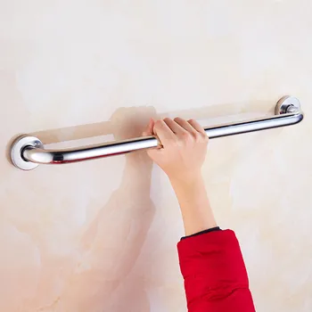 300/400/500mm Shower Grab Bars Stainless Steel Handrail Aid Safety Hand Handle Towel Rail Bathroom Hardware 3