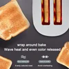 TO-40S 220V Toaster Home Fully Automatic Toaster Toast Grilled Sandwich Multifunctional Stainless Steel 4 Pieces 5