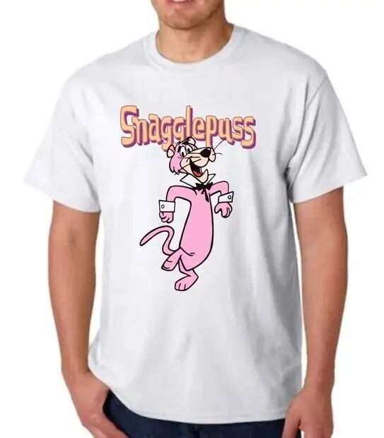 Maglietta Snaglepuss Cartoon Hanna Barbera Design Esclusivo Cereali Maniche Lunghe