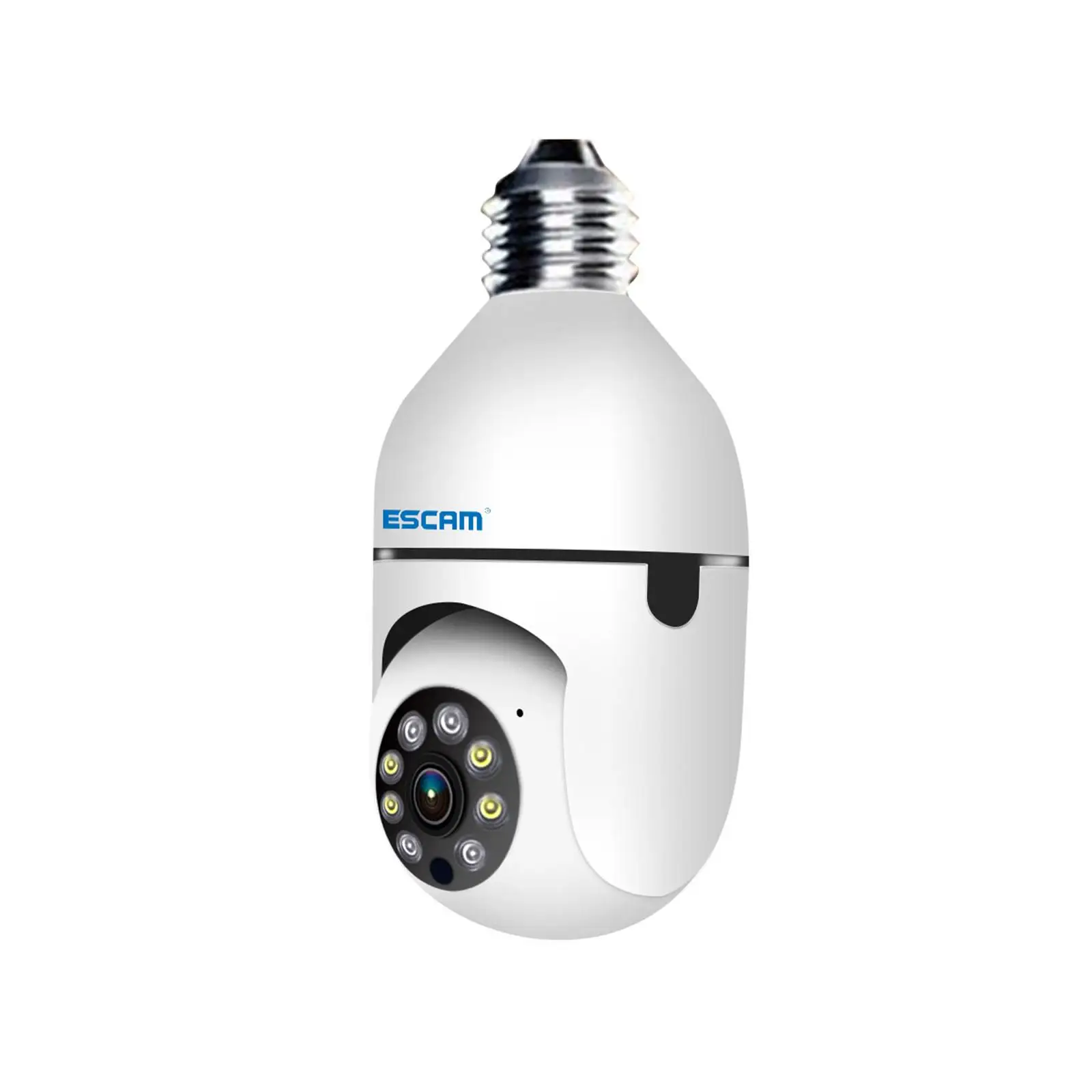 Bulb Home Security Camera 360° Audible Alarm Easy Installation 2 Way Audio