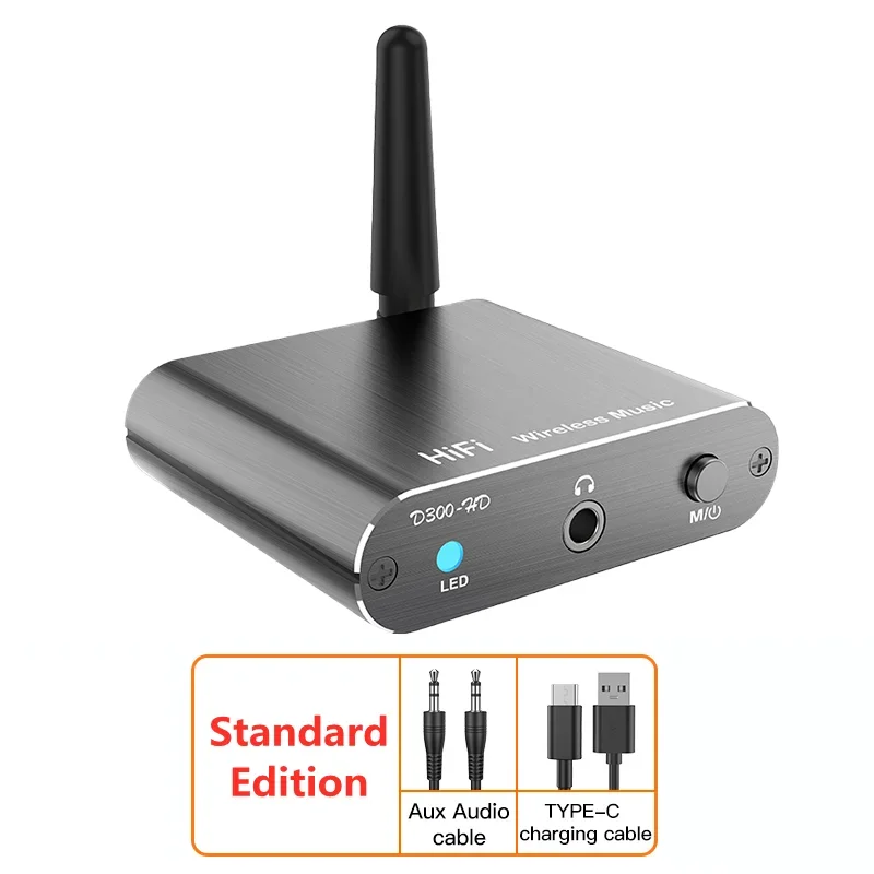 HIFI aptx-hd Bluetooth 5.2 alıcı Stereo müzik kablosuz ses adaptörü Amplifer araba TV PC için 3.5mm Aux Toslink koaksiyel çıkış