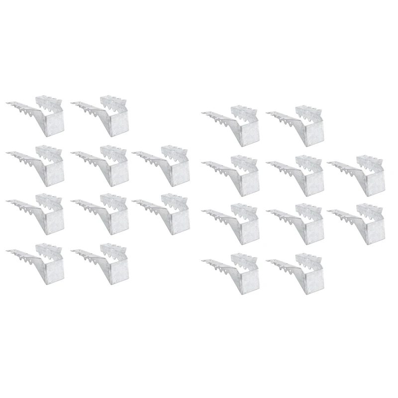 【Flash Sale】20Pcs 2X6 Joist Hanger,Gauge Double Shear Face Mount Joist Hanger,Hurricane Ties For Rafters Tie Brackets For Floor