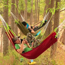 

Hanging Hammock Indoor Home Portable Travel Outdoor Camping Swing Sleeping Bed for Home Yard Relaxation Ornaments