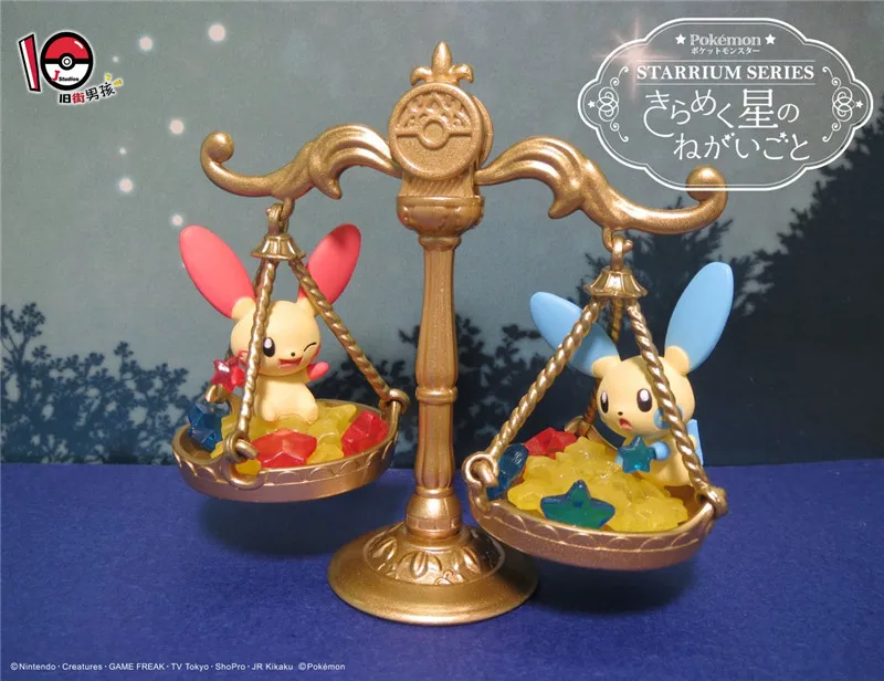 Original RE-MENT Pokemon Botella En Miniatura Mewtwo Raikou Gardevoir Phanpy Farfetch'd Anime Action Figure Model Ornament Toys