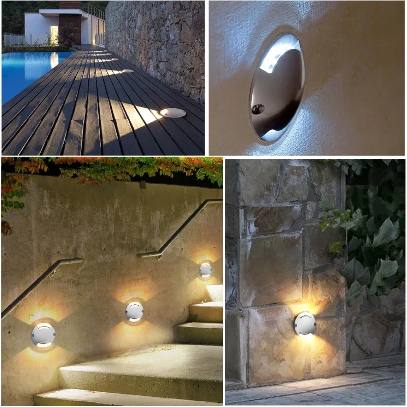 IP67 LED Underground Light Outdoor Surface Mounted Ground Floor Lamp Garden Path Landscape Buried Side Lighting 12V24V Spotlight