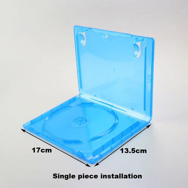 Custodia Per CD/DVD/Blu-Ray Da 3 Dischi - Trasparente, Dorso 14mm, Con Clip Per Libretto - Foto 8