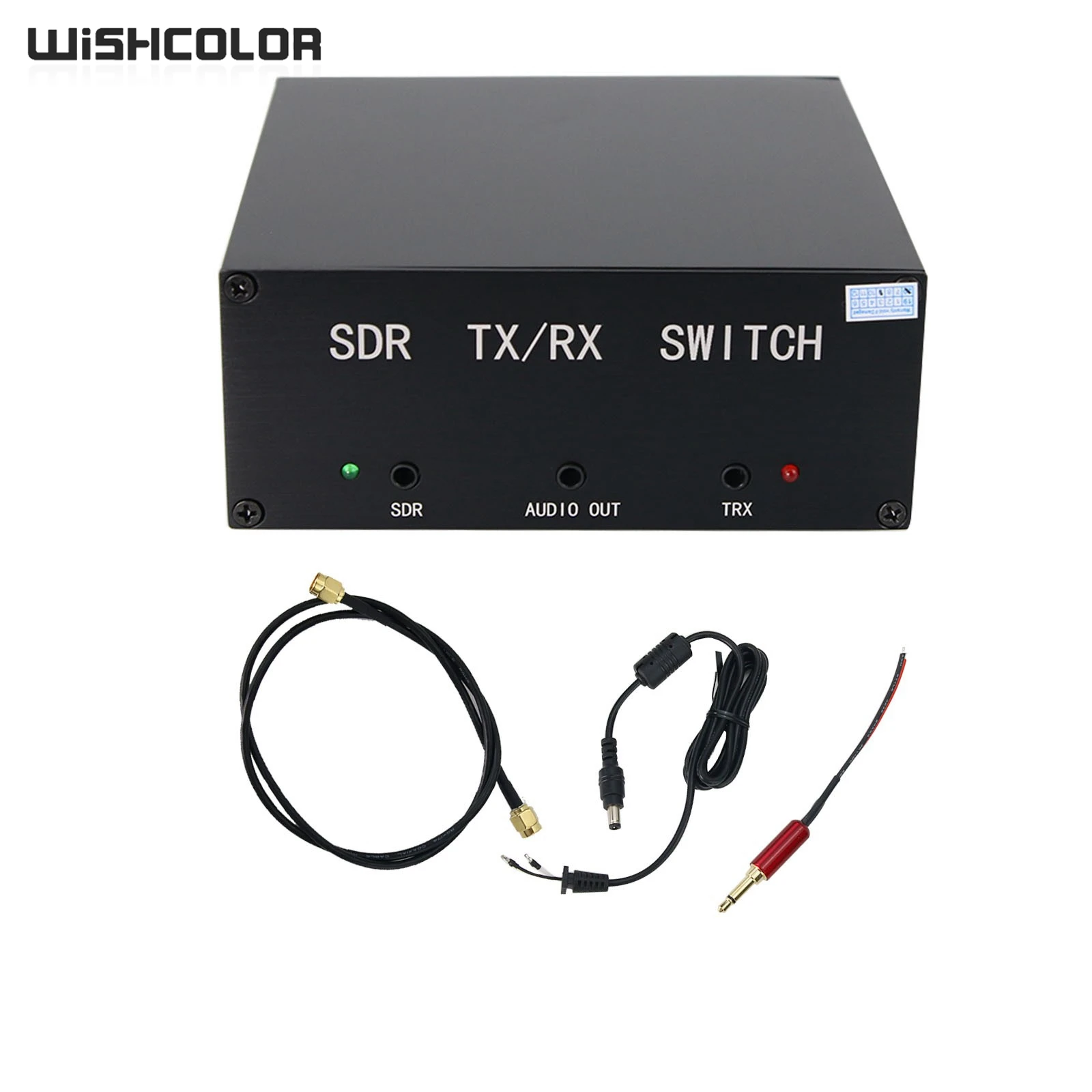 

Wishcolor SDR Transceiver Switch Antenna Sharer Sharing Device 160MHz TR Switch Box