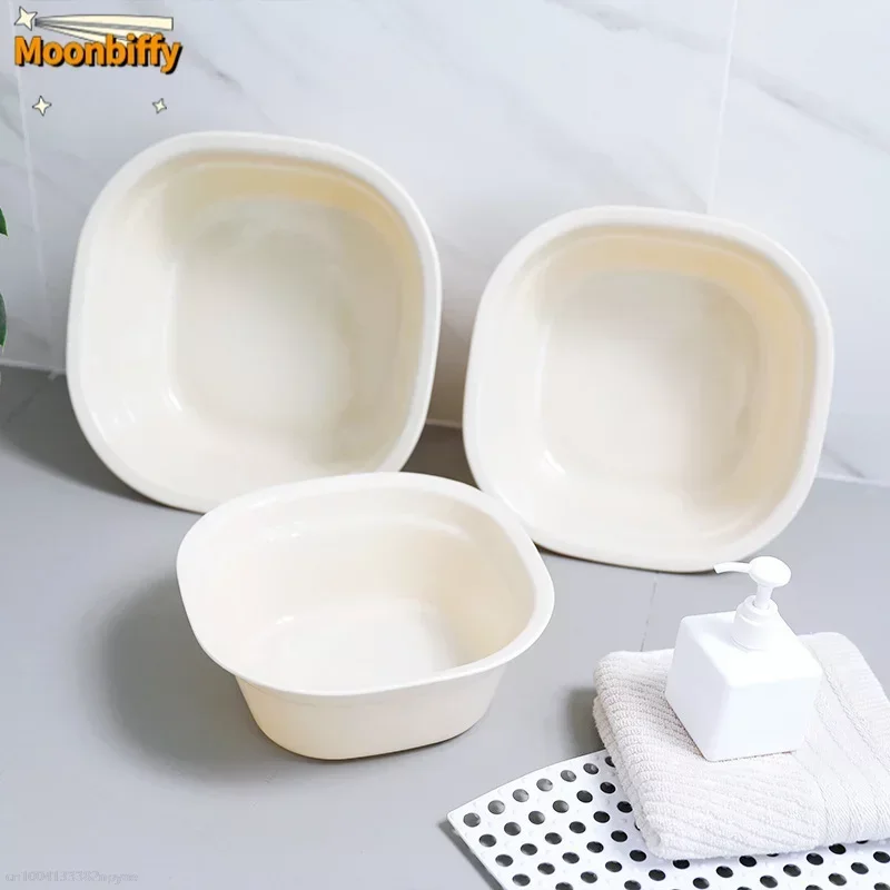 Portable Basins Household Thickened Washbasin Fruit Basin Laundry Basin