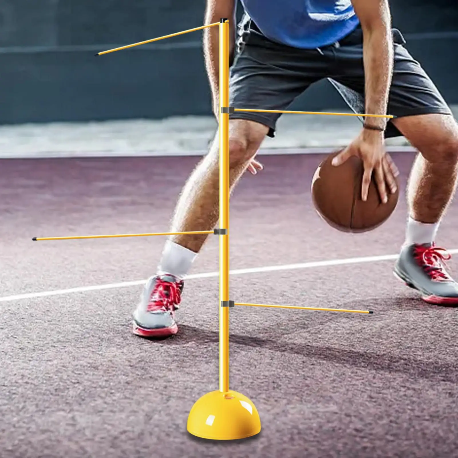 Basketball Fitness Training Sticks Agility Pole Improve Balance Quickness Sports Dribble Training for Gyms Outdoor Activity