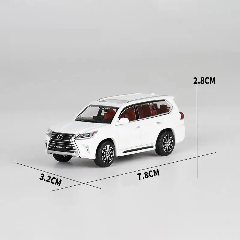 1:64 Lexus LX570 Miniature Model JKM 1/64 Premium SUV Toy Car