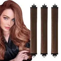 Bigoudis sans chaleur, bandeau boucleur, rouleaux à cheveux sans chaleur, boucles paresseuses avec crochet, tige souple et flexible pour dormir, outils de coiffure 1
