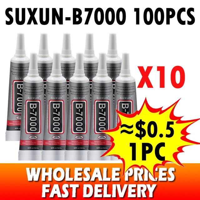 50pcs Best b-7000 10ml Multi Purpose Glue Super cold glue B7000 Adhesive  Epoxy Resin Diy