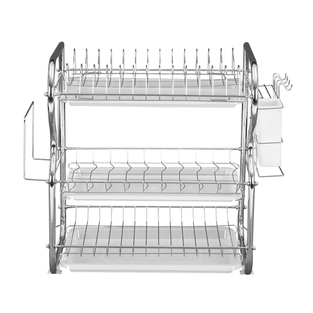 Buy Wholesale China Plate Dish Drying Rack 2022 Dry Stand Modern With  Kitchen Cutting Board Cup And Utensil Holder Double Dish Rack & Dish Drying  Rack at USD 8.59