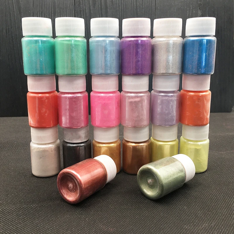 

1Bottle Natural Mica Mineral Nail Powder Pigment Colorful Pearlescent Rubbing on Nail Dust Glitter Mica Pearl Epoxy Resin Powder