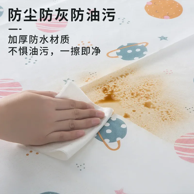 Microwave oven cover with storage bag Dust and fume proof cloth cover waterproof household oven