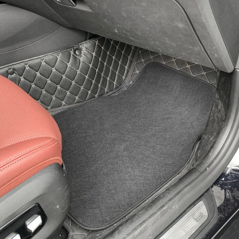 Tappetini per auto, tappetini per auto anteriori e posteriori, adattabili universalmente per SUV, berline, furgoni Amagi - Image 2