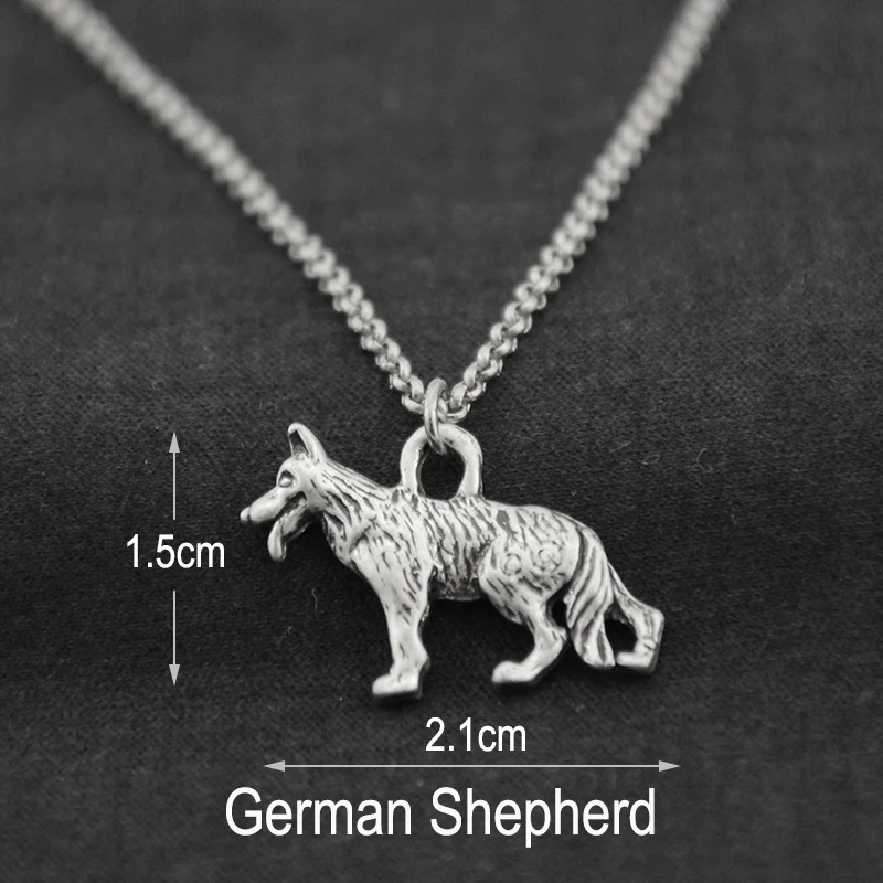 German Shepherd jewelry pendant with swarovski crystal -Sterling Silver Dog  jewelry Necklace-Personalized Pet Necklace