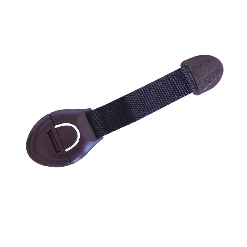 Brown Cabinet Safety Lock 5pcs/lot For Baby Furniture Door Drawer Lock Refrigerator Safety Locks Child Proof Infant Protector