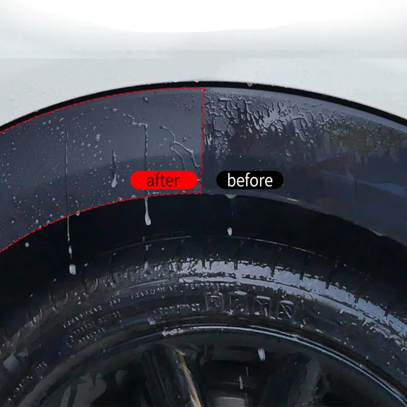 Plastic Restorer HGKJ S24 Coating For Auto Plastic Trim Rubber Renovator Repair Clean Gloss Black Shine Seal Brighten Retread 4