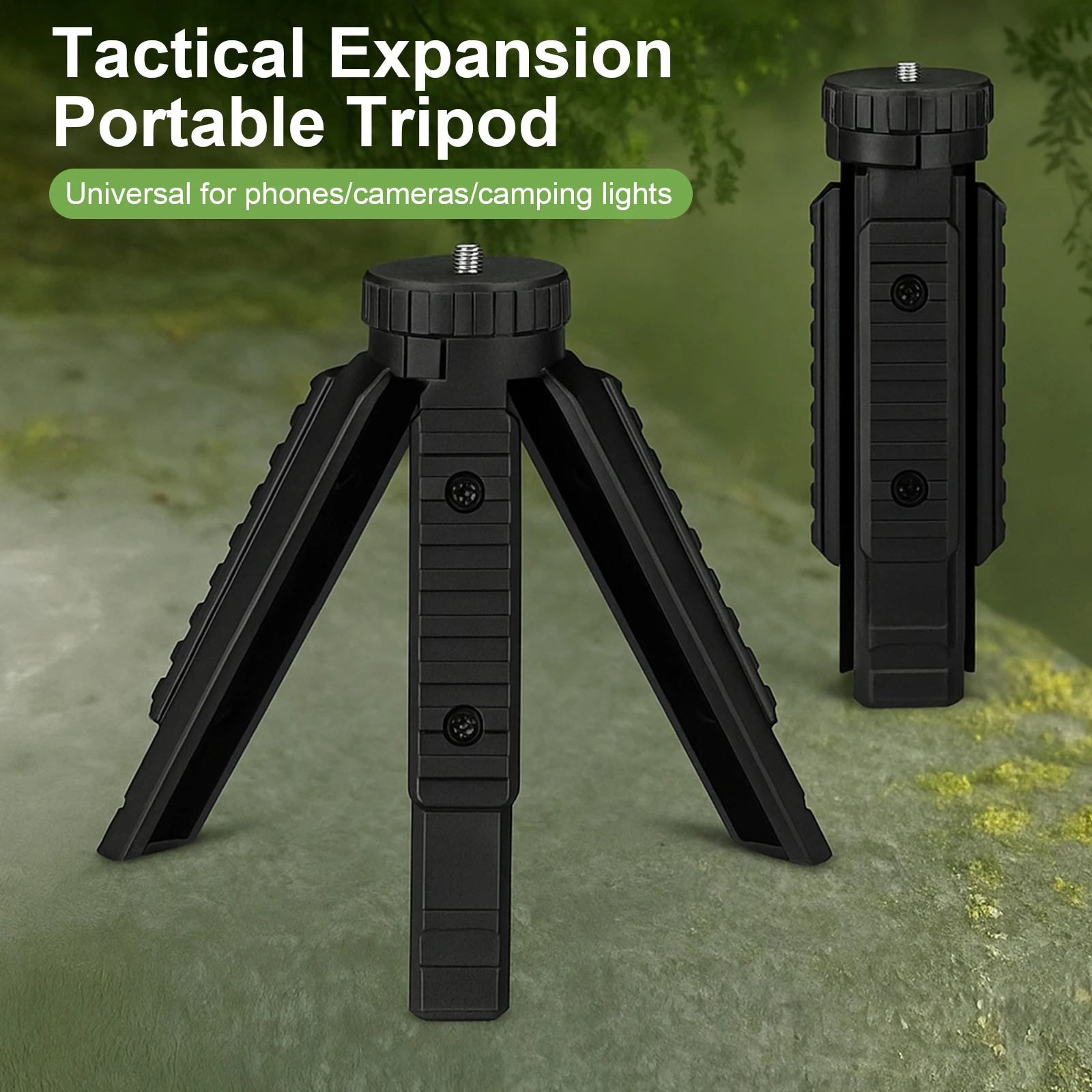 Camping Lamp Bracket Foldable Flexible Phone Holder Handheld Universal Tripod Camera Accessories