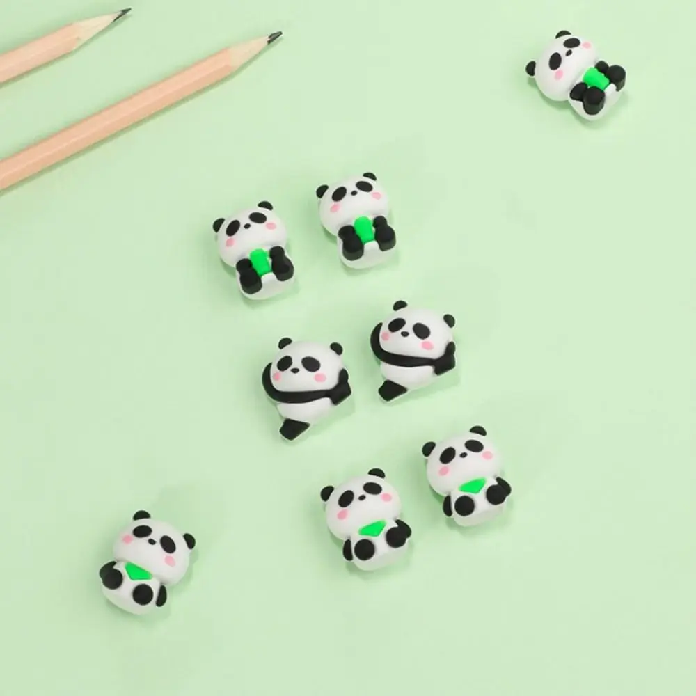 Cheese Bear Panda Fast Food 3D Shape Eraser High Elasticity Dustless Sharing Packing Mini Eraser Traceless Pencil Wiping