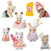Sylvanian Families New Cake Party Series  Girl's House Doll  Children's Toys 2